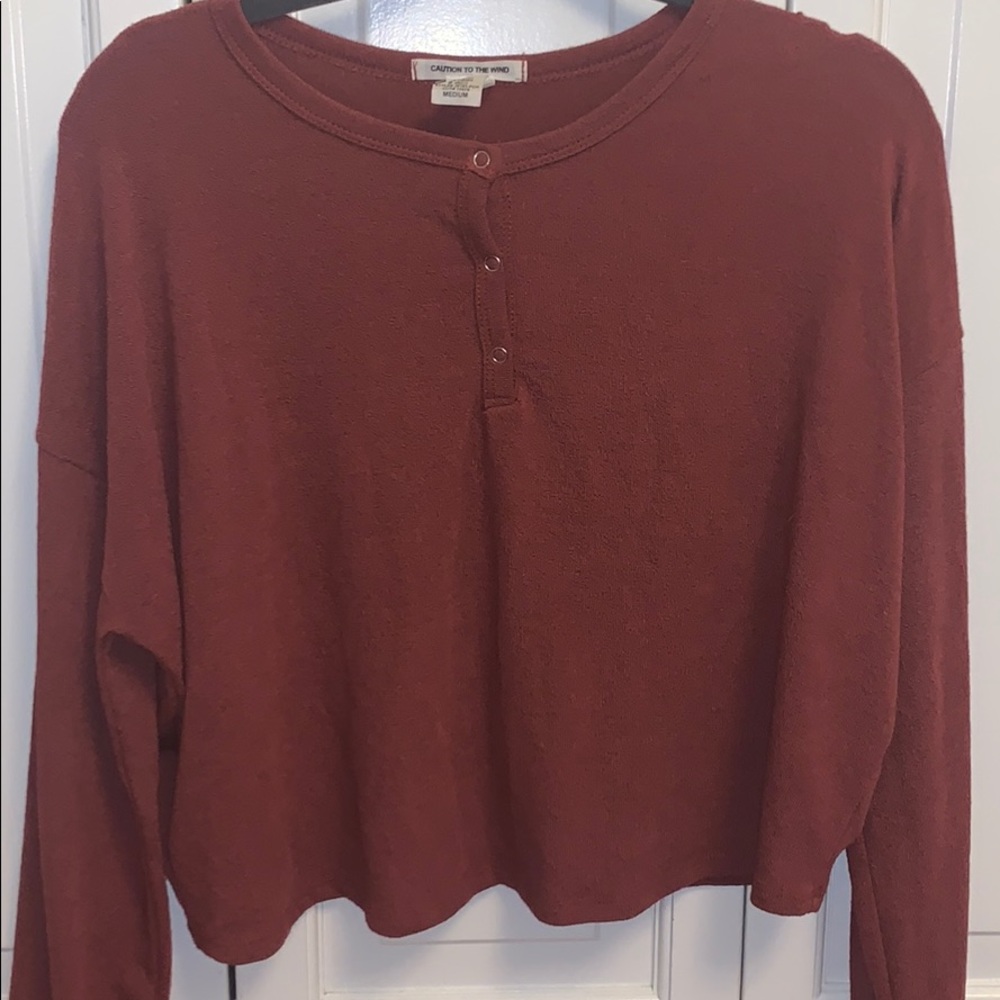 cropped comfy shirt